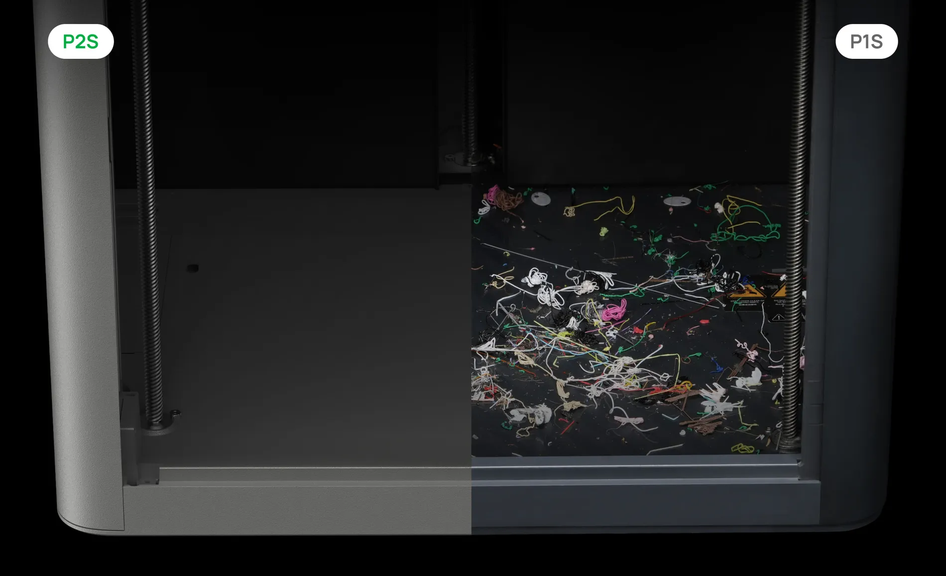 Flat Base PlateThe smooth, flat surface makes it simple to swipe out all residue, keeping your printer clean.